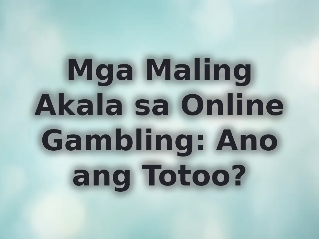 Casino myths